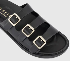 Saturn 3 Strap Footbed Sliders