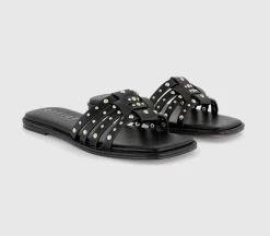 Sawyer Stud Embellished Slides