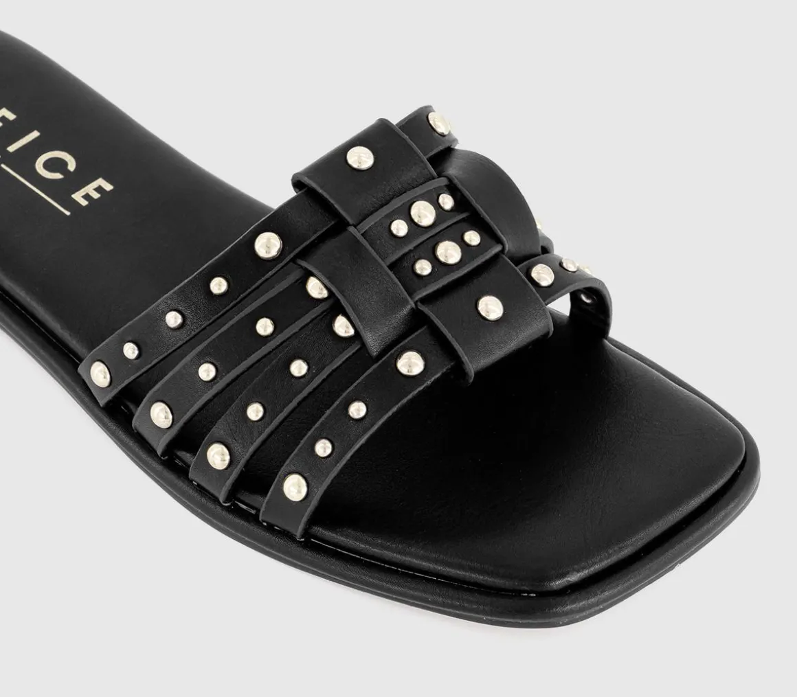 Sawyer Stud Embellished Slides