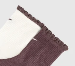 Scallop Ankle 2 Pack Socks