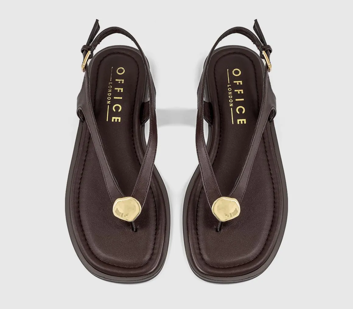 Scout Hardware Slingback Toe Post Sandals
