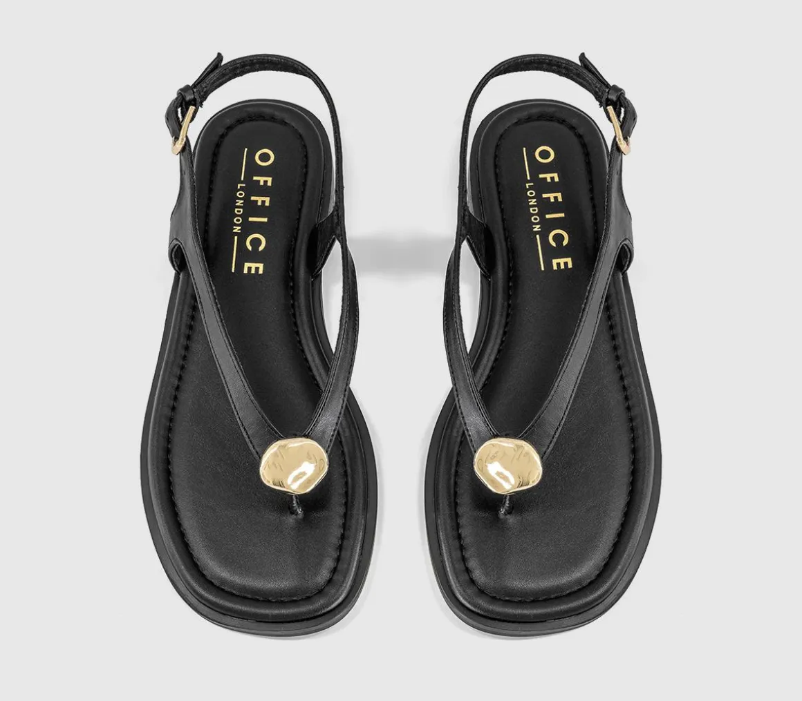 Scout Hardware Slingback Toe Post Sandals