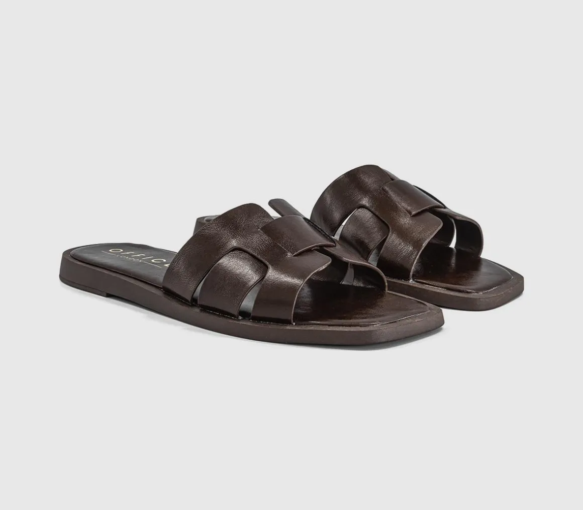 Selena Interwoven Slide Sandals