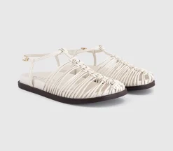 Seraphina Woven Fisherman Footbed Sandals