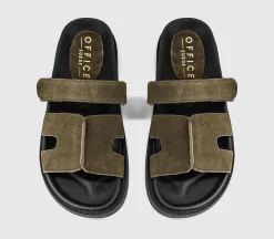 Serena Cut Out Two Strap Footbed Sandals