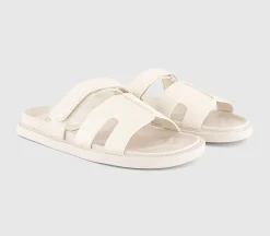 Serena Cut Out Two Strap Footbed Sandals