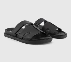 Serena Cut Out Two Strap Footbed Sandals