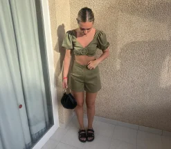 Serena Cut Out Two Strap Footbed Sandals
