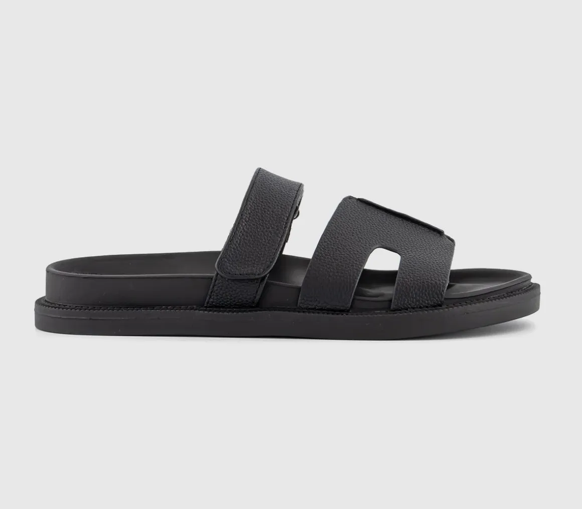 Serena Cut Out Two Strap Footbed Sandals