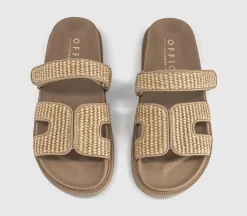 Serena Cut Out Two Strap Footbed Sandals