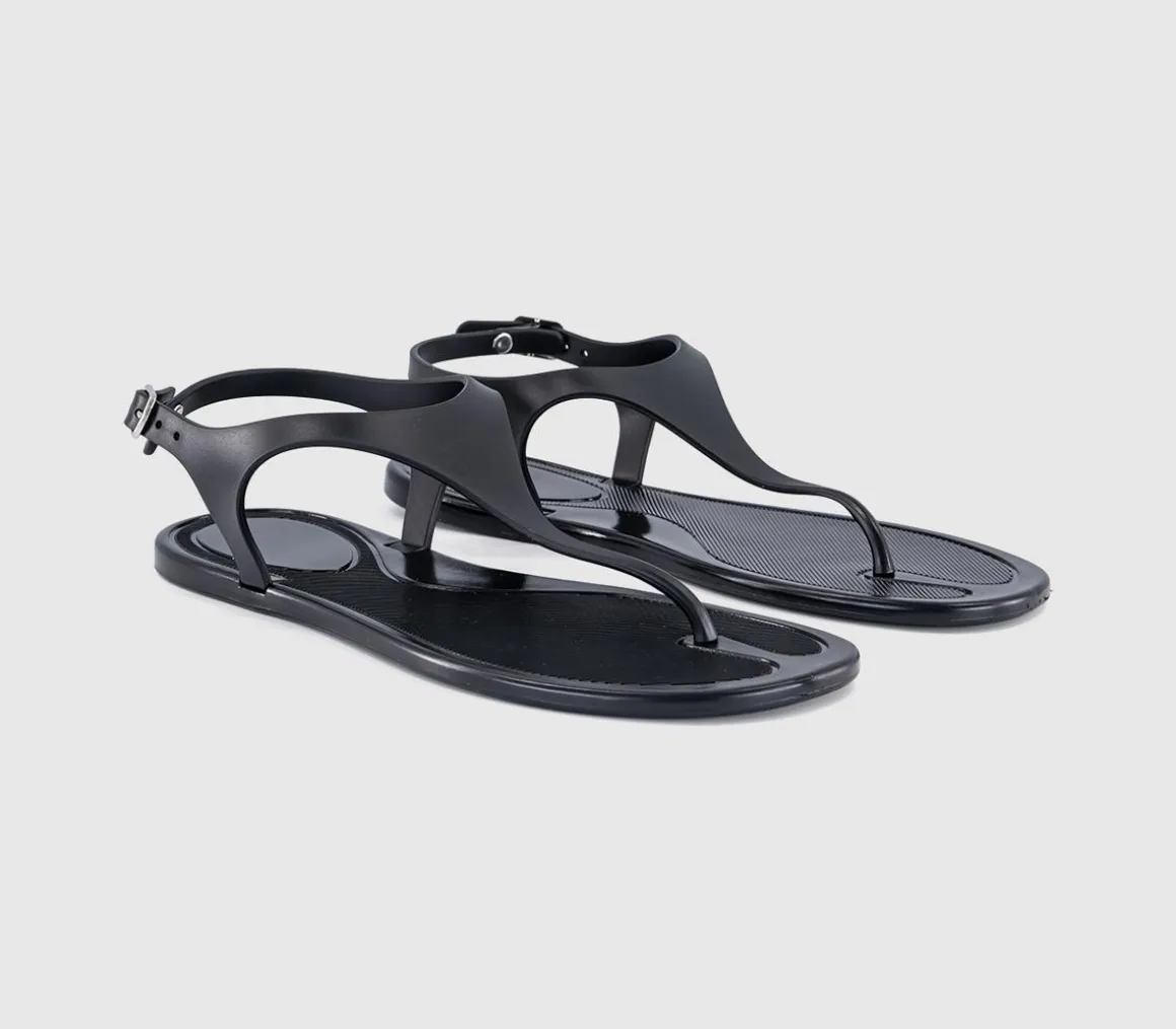 Shake Toe Post Jelly Sandals