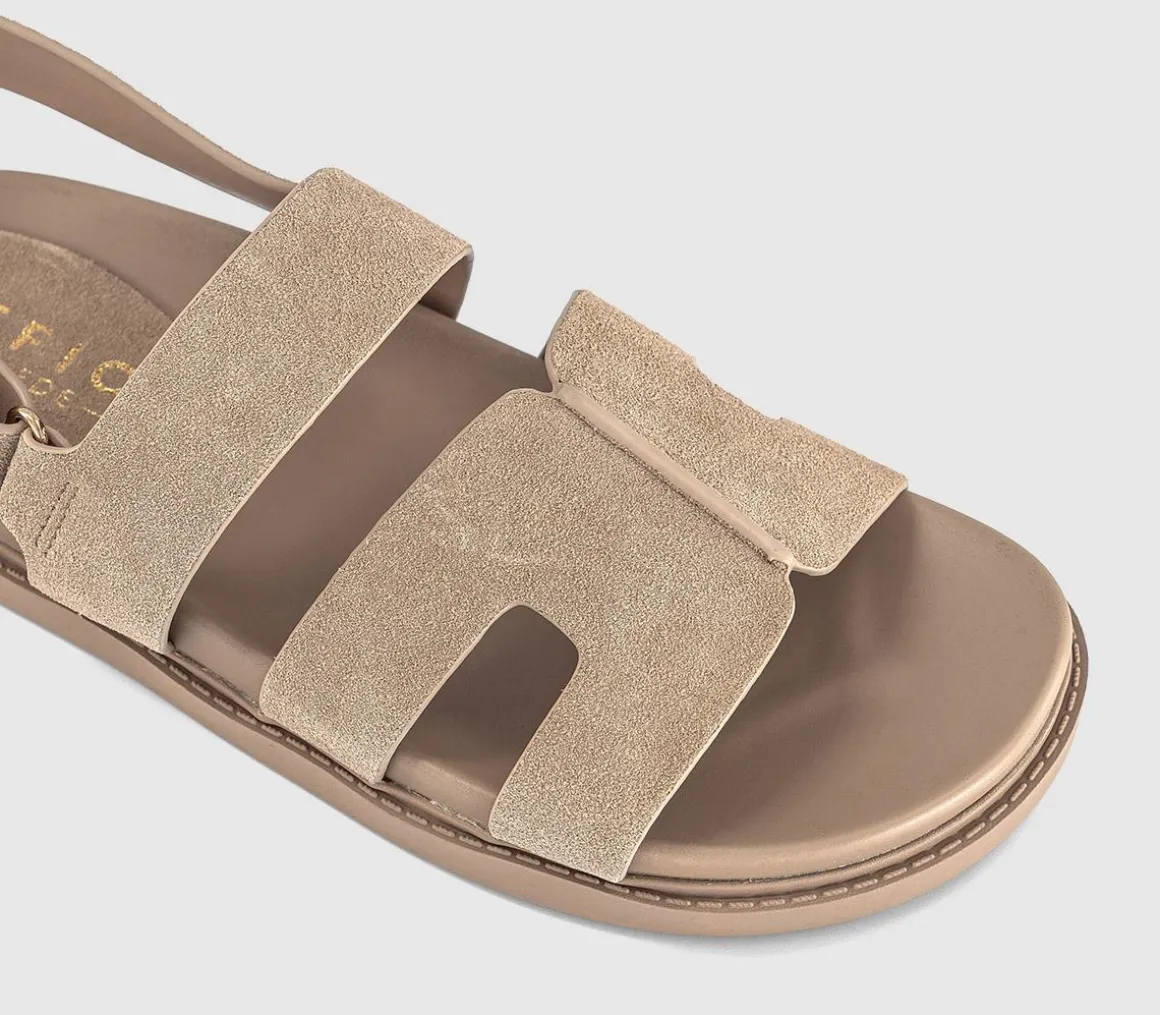Shelby Slingback Cut Out Footbed Sandals