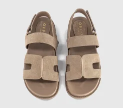 Shelby Slingback Cut Out Footbed Sandals
