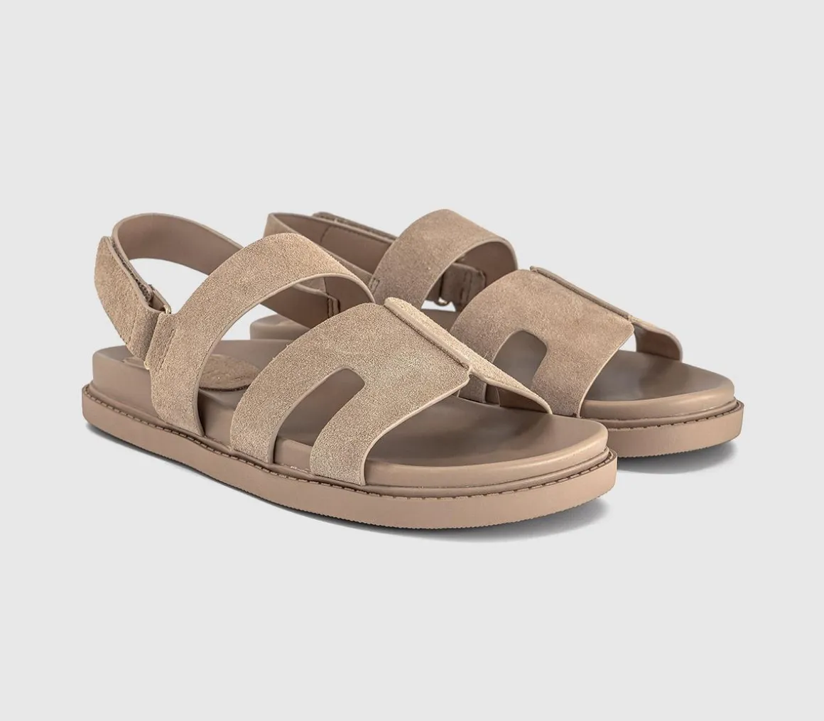 Shelby Slingback Cut Out Footbed Sandals