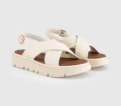 Shore Cross Over Platform Sandals