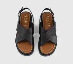 Shore Cross Over Platform Sandals