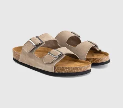 Sidney Double Buckle Footbed Sandals