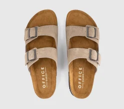 Sidney Double Buckle Footbed Sandals