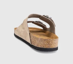 Sidney Double Buckle Footbed Sandals