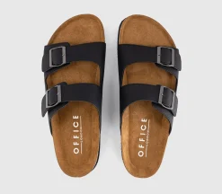 Sidney Double Buckle Footbed Sandals