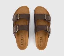 Sidney Double Buckle Footbed Sandals