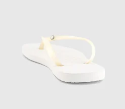 Slim Crystal Flip Flops