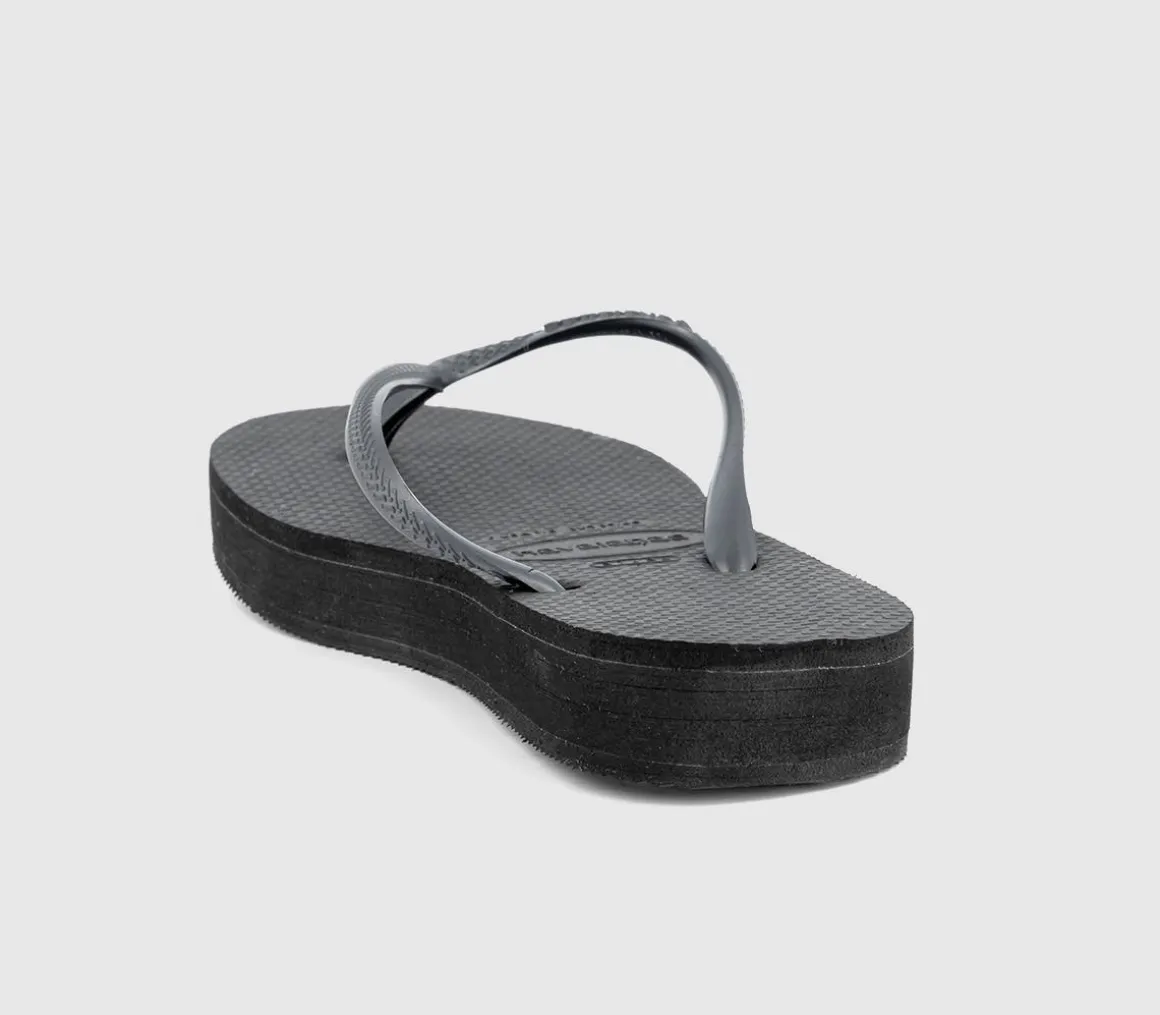 Slim Platform Flip Flops