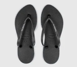 Slim Point Glitter Flip Flops