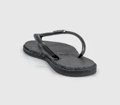 Slim Point Glitter Flip Flops