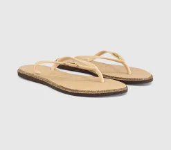 Slim Point Glitter Flip Flops