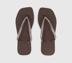 Slim Square Flip Flops