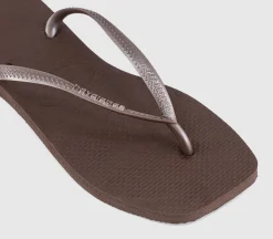 Slim Square Flip Flops