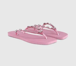 Slim Square Stylish Flip Flops
