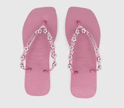Slim Square Stylish Flip Flops