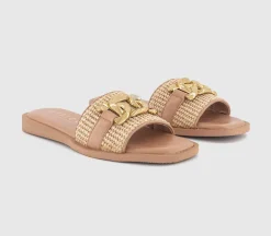Society Raffia Chain Detail Slides