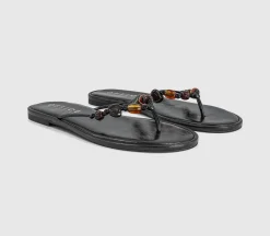 Soleil Beaded Toe Post Sandals