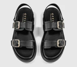 Springs Double Buckle Platform Sandals