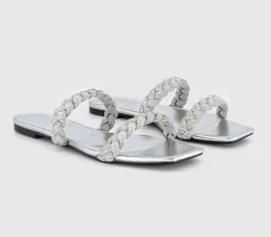 Stella Embellished Two Plait Sandals