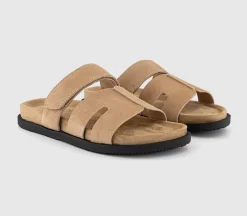 Stepney Cut Out Two Strap Footbed Sandals M