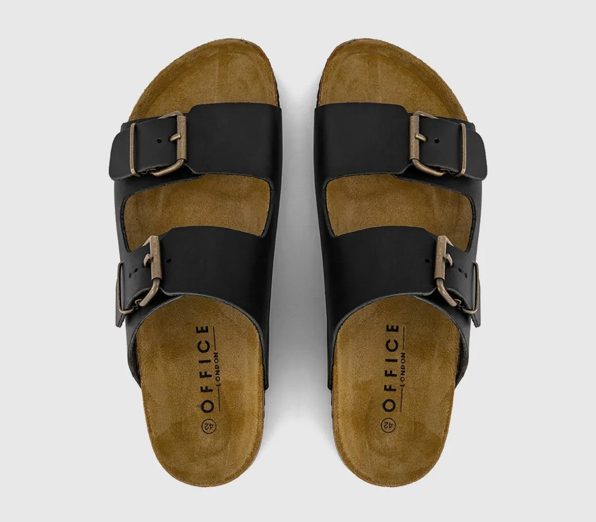 Sully Double Buckle Footbed Sandals