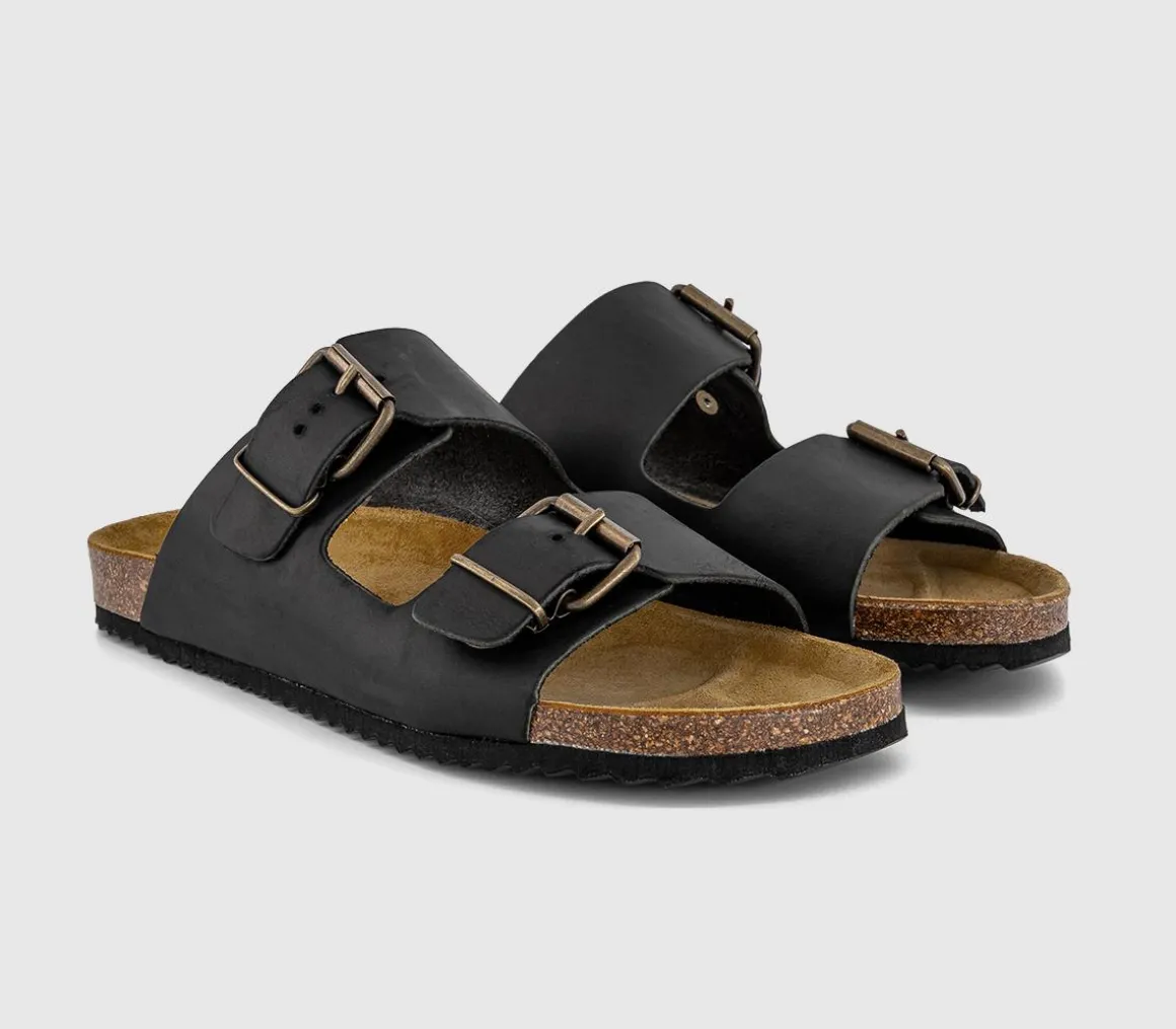 Sully Double Buckle Footbed Sandals