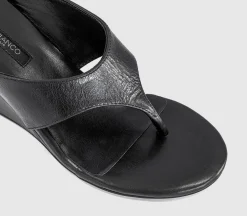 Swift Toe Post Wedge Heels