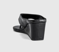 Swift Toe Post Wedge Heels