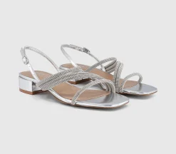 Swish Asymmetric Strappy Sandals