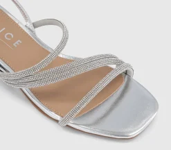 Swish Asymmetric Strappy Sandals