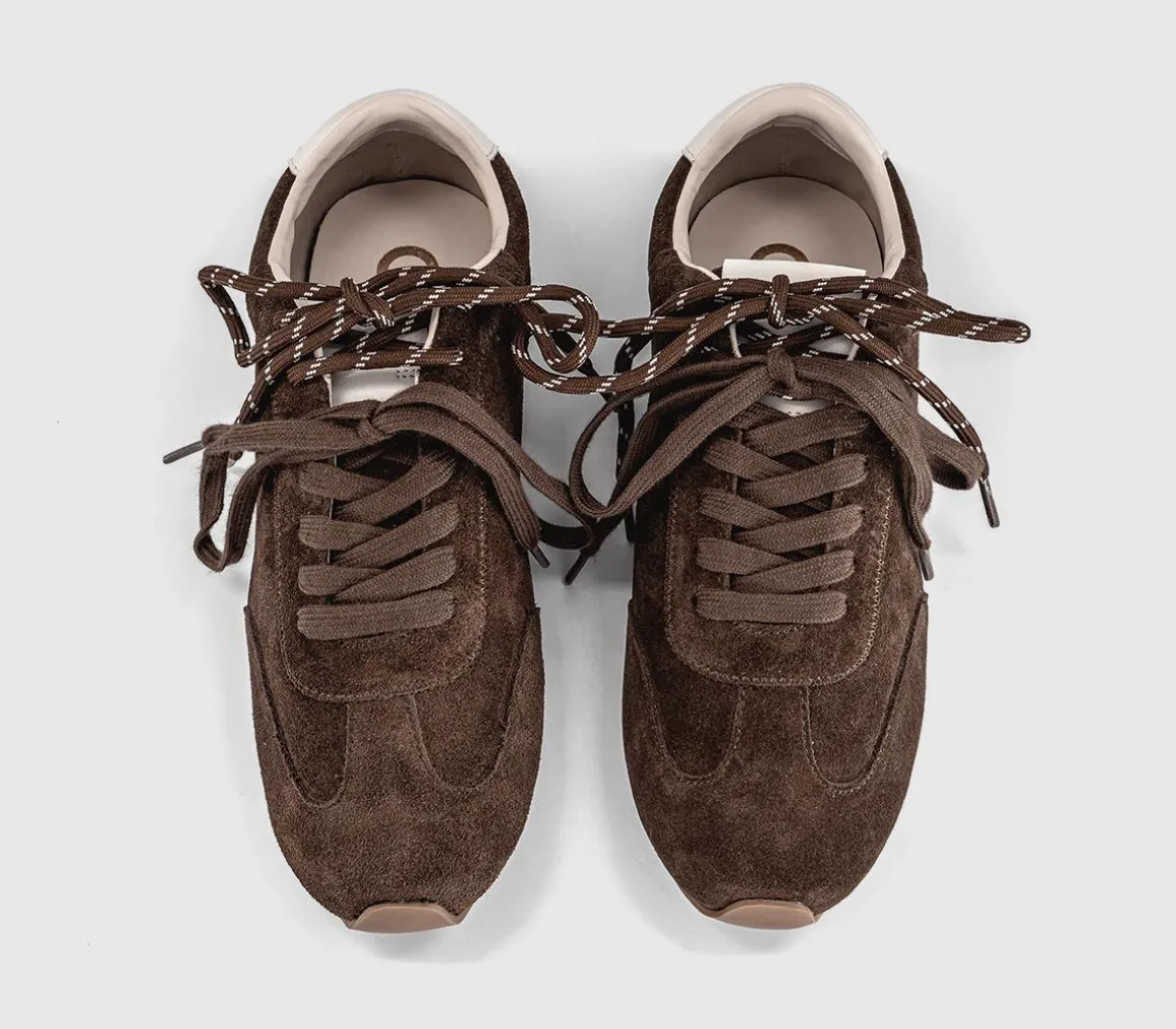 Talon Slim Sole Suede Runner Trainers