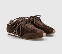 Talon Slim Sole Suede Runner Trainers