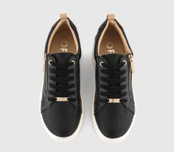 Tangle Zip Detail Platform Trainers
