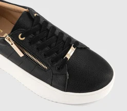 Tangle Zip Detail Platform Trainers