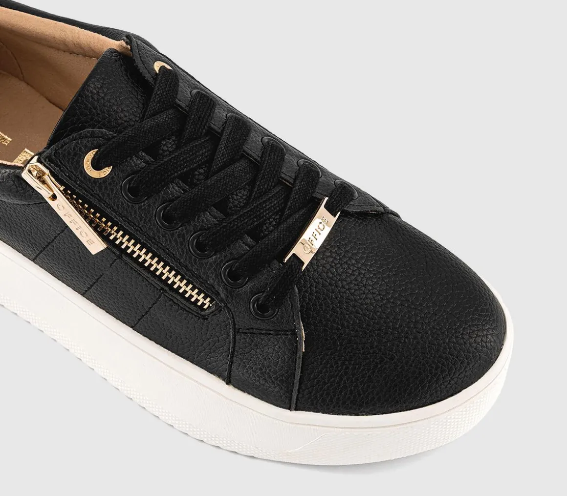 Tangle Zip Detail Platform Trainers